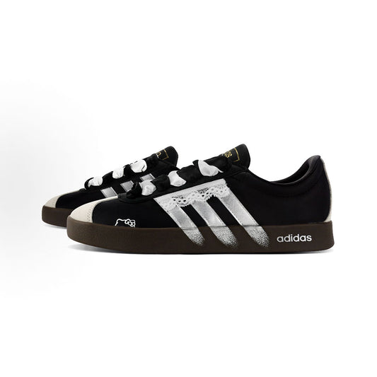 Dark Lace Satin Sneaker